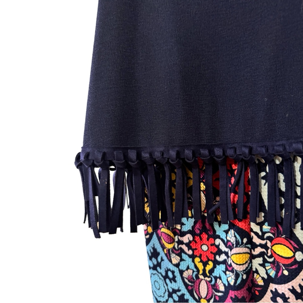 Judith March Medium Colorful Patterned Women's Jumpsuit Fringe Bellbottom - Picture 8 of 8